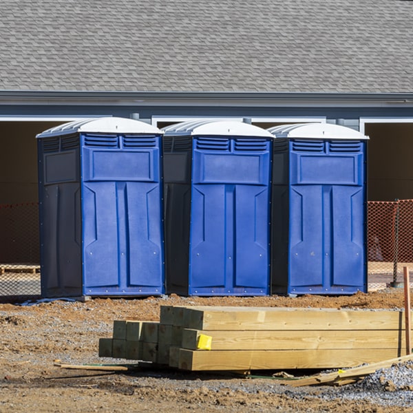 is there a specific order in which to place multiple porta potties in Ocean Bluff